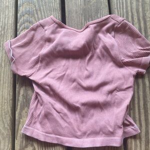 Pink crop top!